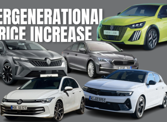 Intergenerational car price increase