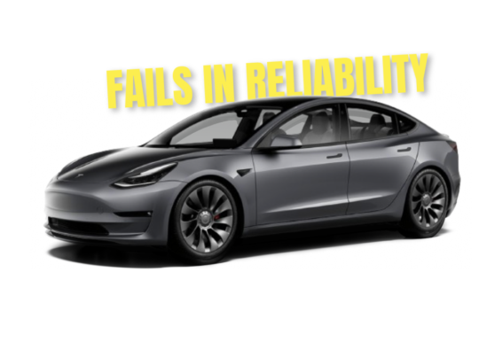 Every seventh Tesla Model 3 fails the technical inspection