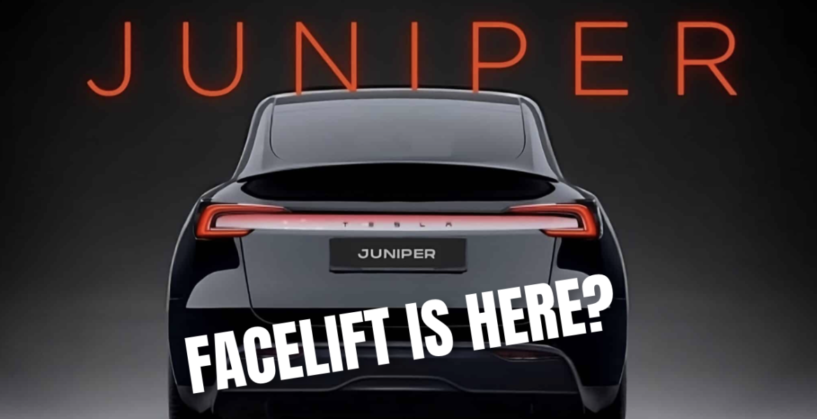 Facelift Tesla Model Y Juniper is Coming