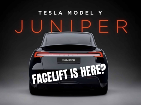 Facelift Tesla Model Y Juniper is Coming